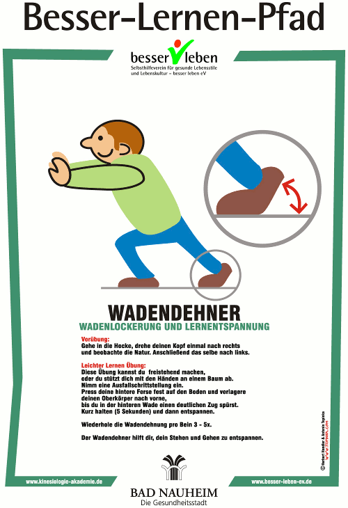 Besser-Lernen-Pfad: Wadendehner